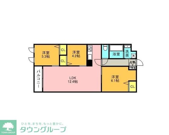 THE BELUGA 世田谷 RESIDENCEの物件間取画像